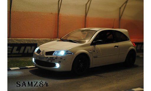 Renault Megane R26R 1/18 Ottomobile white Safety Car LED diecast model cars