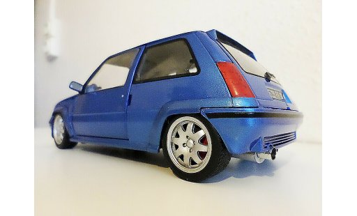 Renault 5 Turbo 1/18 Norev GT jantes speedline 1 pouces blue diecast model cars