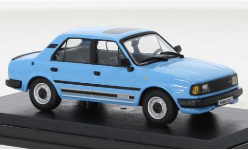 Skoda 120 1/43 Abrex L blue clair 1984 diecast model cars