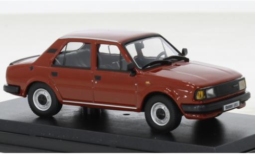 Skoda 120 1/43 Abrex L orange 1984 diecast model cars