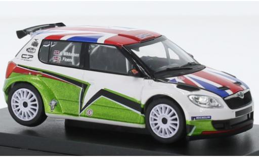 Skoda Fabia 1/43 Abrex II FL S2000 UK Mikkelsen Design 2011 diecast model cars