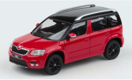 Skoda Yeti 1/43 Abrex FL red/black 2013 diecast model cars