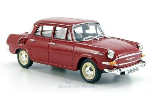 Skoda 1000 1/43 Abrex MB red 1964 diecast model cars