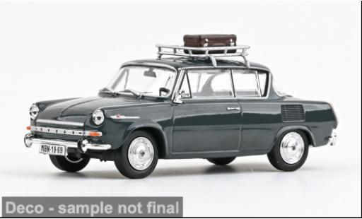 Diecast model cars Skoda 110 1/43 Abrex 0MBX grau 1969 1:43 Skoda 110 1/43 Abrex 0MBX grau 1969 1:43 diecast model cars