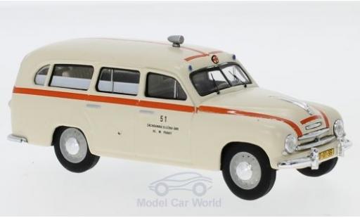 Diecast model cars Skoda 120 1/43 Abrex 1 1956 Rettungswagen Skoda 120 1/43 Abrex 1 1956 Rettungswagen diecast model cars