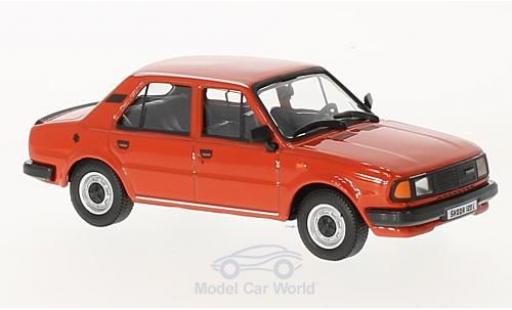 Skoda 120 1/43 Abrex L red 1984 diecast model cars