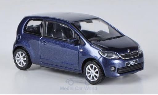 Diecast model cars Skoda Citigo 1/43 Abrex metallic blue 2012 3-Türer Skoda Citigo 1/43 Abrex metallic blue 2012 3-Türer diecast model cars