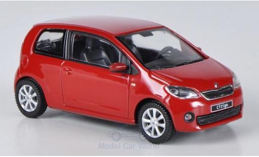 Diecast model cars Skoda Citigo 1/43 Abrex red 2012 3-Türer Skoda Citigo 1/43 Abrex red 2012 3-Türer diecast model cars
