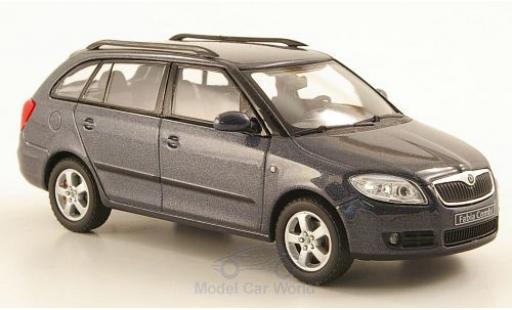 Skoda Fabia 1/43 Abrex II Combi metallic grey diecast model cars
