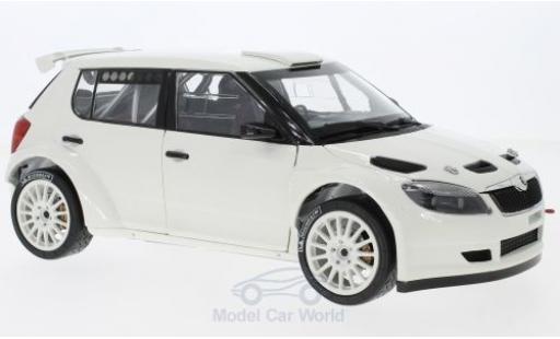 Diecast model cars Skoda Fabia 1/18 Abrex II FL S2000 white 2010 with Tarmac Wheels Skoda Fabia 1/18 Abrex II FL S2000 white 2010 with Tarmac Wheels diecast model cars