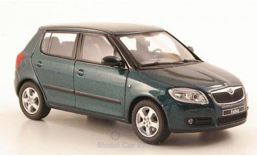 Skoda Fabia 1/43 Abrex II metallic green 2006 diecast model cars