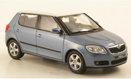 Skoda Fabia 1/43 Abrex II metallic grey/white 2006 diecast model cars