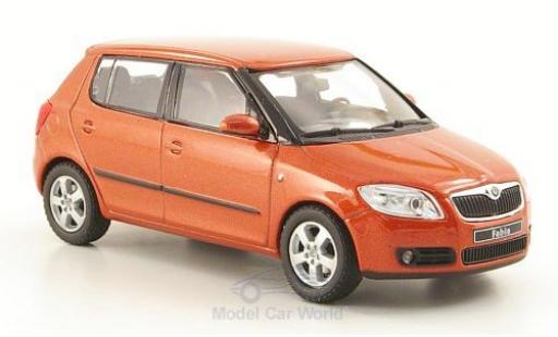 Skoda Fabia 1/43 Abrex II metallic orange 2006 diecast model cars