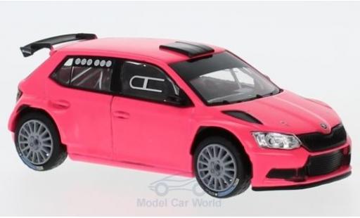 Skoda Fabia 1/43 Abrex III R5 matt-pink 2015 diecast model cars
