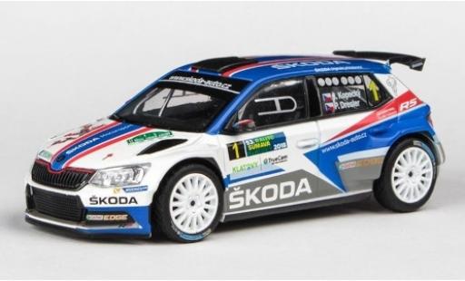 Skoda Fabia 1/43 Abrex III R5 No.1 Rally Sumava Klatovy 2018 J.Kopecky/P.Dresler diecast model cars