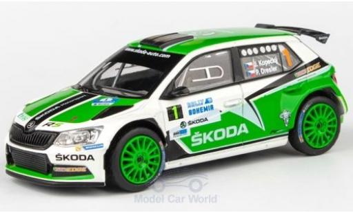 Skoda Fabia 1/43 Abrex III R5 No.1 Rallye Bohemia 2015 J.Kopecky/P.Dresler diecast model cars