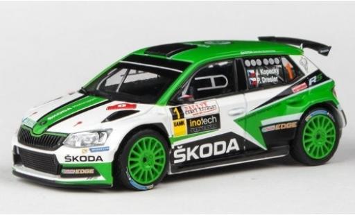 Skoda Fabia 1/43 Abrex III R5 No.1 Motorsport Rally Cesky Krumlov 2017 J.Kopecky/P.Dresler diecast model cars