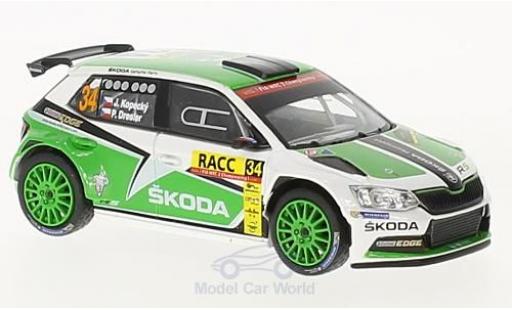 Skoda Fabia 1/43 Abrex III R5 No.34 Rallye WM Rallye Catalunya 2016 J.Kopecky/P.Dresler diecast model cars