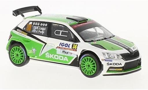 Skoda Fabia 1/43 Abrex III R5 No.38 Rallye WM Rallye Tour de Corse 2015 E.Lappi/J.Ferm diecast model cars