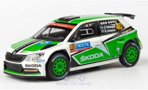 Skoda Fabia 1/43 Abrex III R5 No.40 Rallye WM Rallye Finnland 2015 P.Tidemand/E.Axelsson diecast model cars