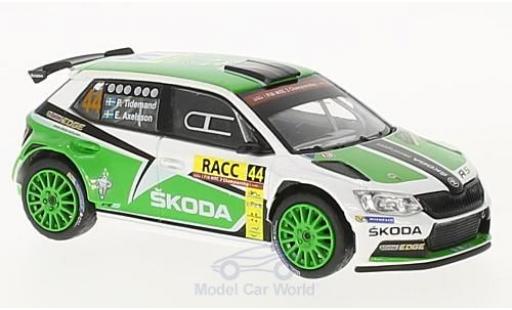 Skoda Fabia 1/43 Abrex III R5 No.44 Rallye WM Rallye Catalunya 2015 P.Tidemand/E.Axelsson diecast model cars