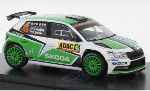 Skoda Fabia 1/43 Abrex III R5 No.45 Rallye WM Rallye Deutschland 2015 J.Kopecky/P.Dresler diecast model cars