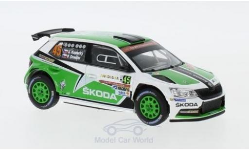 Skoda Fabia 1/43 Abrex III R5 No.45 Rallye WM Rallye Sardinien 2015 J.Kopecky/P.Dresler diecast model cars