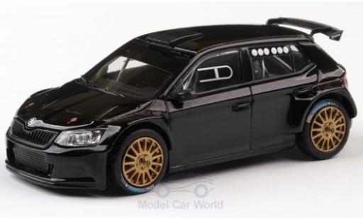 Skoda Fabia 1/43 Abrex III R5 black 2015 diecast model cars