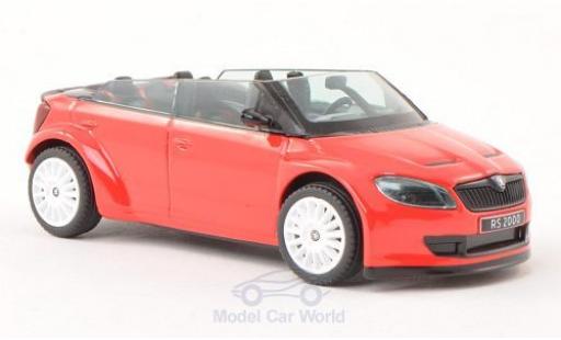 Skoda Fabia 1/43 Abrex RS2000 Concept Car red mit whiteen Felgen diecast model cars