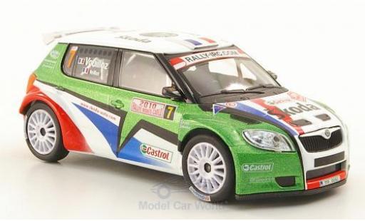 Skoda Fabia 1/43 Abrex S2000 No.7 Rallye Monte-Carlo 2010 Vouilloz diecast model cars