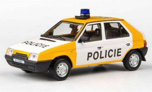 Skoda Favorit 1/43 Abrex 136L Policie (CZ) 1988 Policie (Tschechische Polizei) diecast model cars