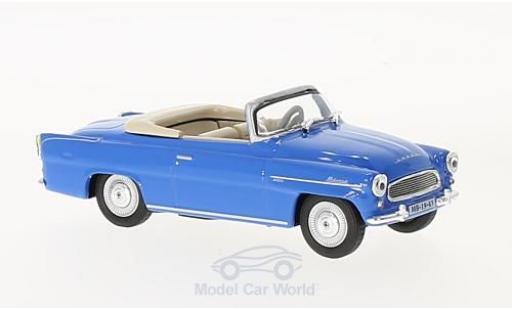 Skoda Felicia 1/43 Abrex Roadster blue 1963 diecast model cars