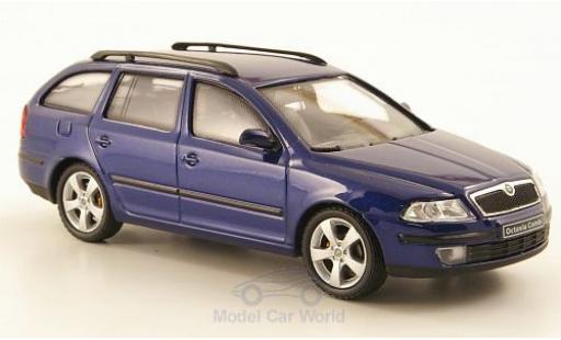 Diecast model cars Skoda Octavia 1/43 Abrex Combi blue 2004 Skoda Octavia 1/43 Abrex Combi blue 2004 diecast model cars