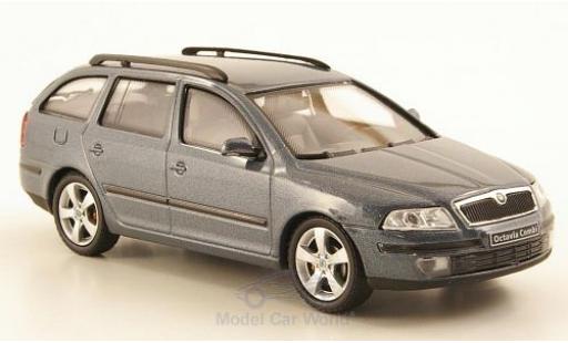 Diecast model cars Skoda Octavia 1/43 Abrex Combi metallic grey 2004 Skoda Octavia 1/43 Abrex Combi metallic grey 2004 diecast model cars