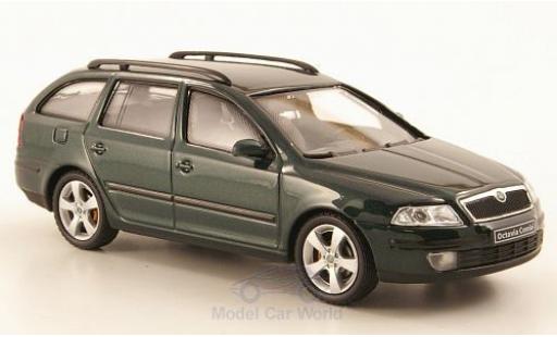 Diecast model cars Skoda Octavia Combi 1/43 Abrex Combi metallic green 2004 Skoda Octavia Combi 1/43 Abrex Combi metallic green 2004 diecast model cars