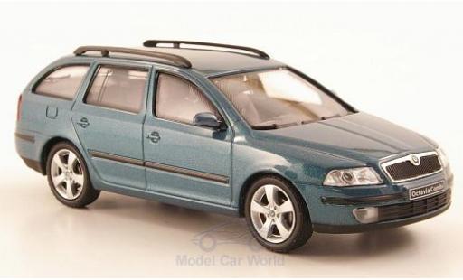 Diecast model cars Skoda Octavia 1/43 Abrex Combi metallic green 2004 Skoda Octavia 1/43 Abrex Combi metallic green 2004 diecast model cars