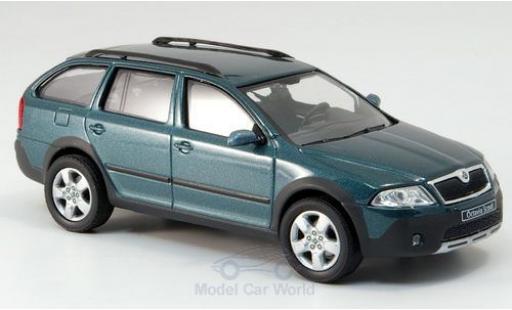 Diecast model cars Skoda Octavia 1/43 Abrex Combi Scout metallic green Skoda Octavia 1/43 Abrex Combi Scout metallic green diecast model cars