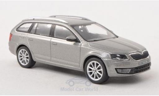 Diecast model cars Skoda Octavia Combi 1/43 Abrex III Combi metallic grey 2013 Skoda Octavia Combi 1/43 Abrex III Combi metallic grey 2013 diecast model cars