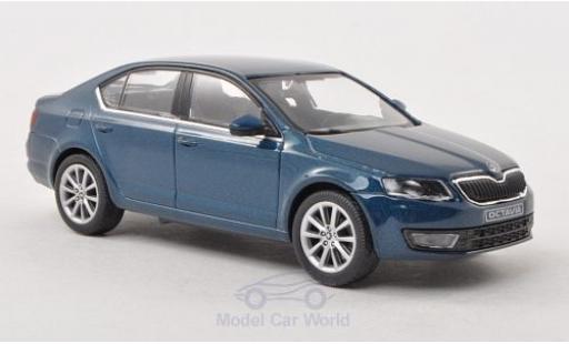 Diecast model cars Skoda Octavia 1/43 Abrex III metallic blue 2013 Skoda Octavia 1/43 Abrex III metallic blue 2013 diecast model cars