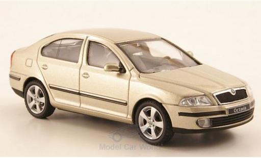 Skoda Octavia 1/43 Abrex metallic beige diecast model cars