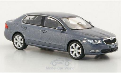 Diecast model cars Skoda Superb 1/43 Abrex II metallic grey Skoda Superb 1/43 Abrex II metallic grey diecast model cars