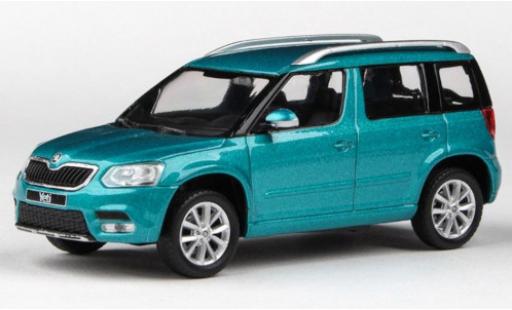 Skoda Yeti 1/43 Abrex FL metallic türkis 2013 diecast model cars