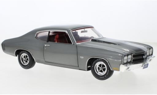 Chevrolet Chevelle 1/18 ACME LS6 metallise grey/black 1970 diecast model cars