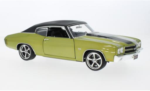 Chevrolet Chevelle 1/18 ACME SS Restomod metallise la chaux/black 1970 diecast model cars