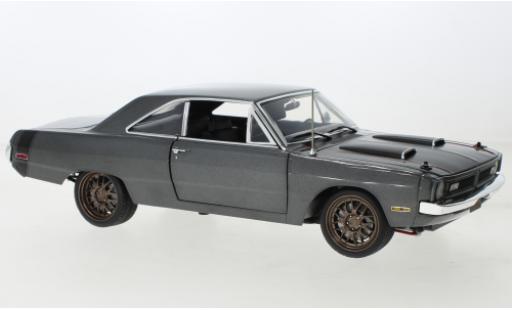 Diecast model cars Dodge Dart 1/18 ACME Street Fighter metallise grey/black 1970 Dodge Dart 1/18 ACME Street Fighter metallise grey/black 1970 diecast model cars
