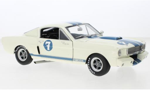 Diecast model cars Shelby GT 350 1/18 ACME Ford Mustang R white/blue No.7 1965 Shelby GT 350 1/18 ACME Ford Mustang R white/blue No.7 1965 diecast model cars