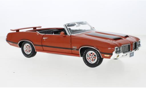 Oldsmobile 442 1/18 ACME W-30 Convertible orange 1972 diecast model cars