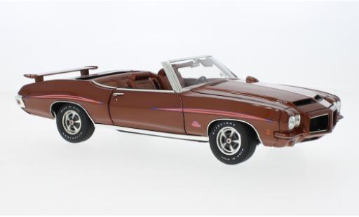 Diecast model cars Pontiac GTO 1/18 ACME Cabriolet brun The Judge 1971 Pontiac GTO 1/18 ACME Cabriolet brun The Judge 1971 diecast model cars