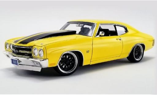 Chevrolet Chevelle 1/18 ACME yellow/black 1970 Street Fighter diecast model cars