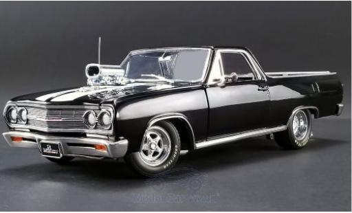 Chevrolet El Camino 1/18 ACME Drag Outlaw black/white 1965 diecast model cars